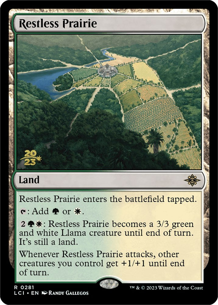 Restless Prairie [The Lost Caverns of Ixalan Prerelease Cards] | Good Games Morley