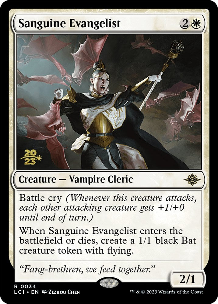 Sanguine Evangelist [The Lost Caverns of Ixalan Prerelease Cards] | Good Games Morley