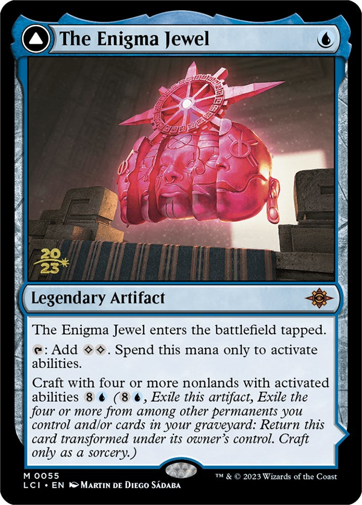 The Enigma Jewel // Locus of Enlightenment [The Lost Caverns of Ixalan Prerelease Cards] | Good Games Morley