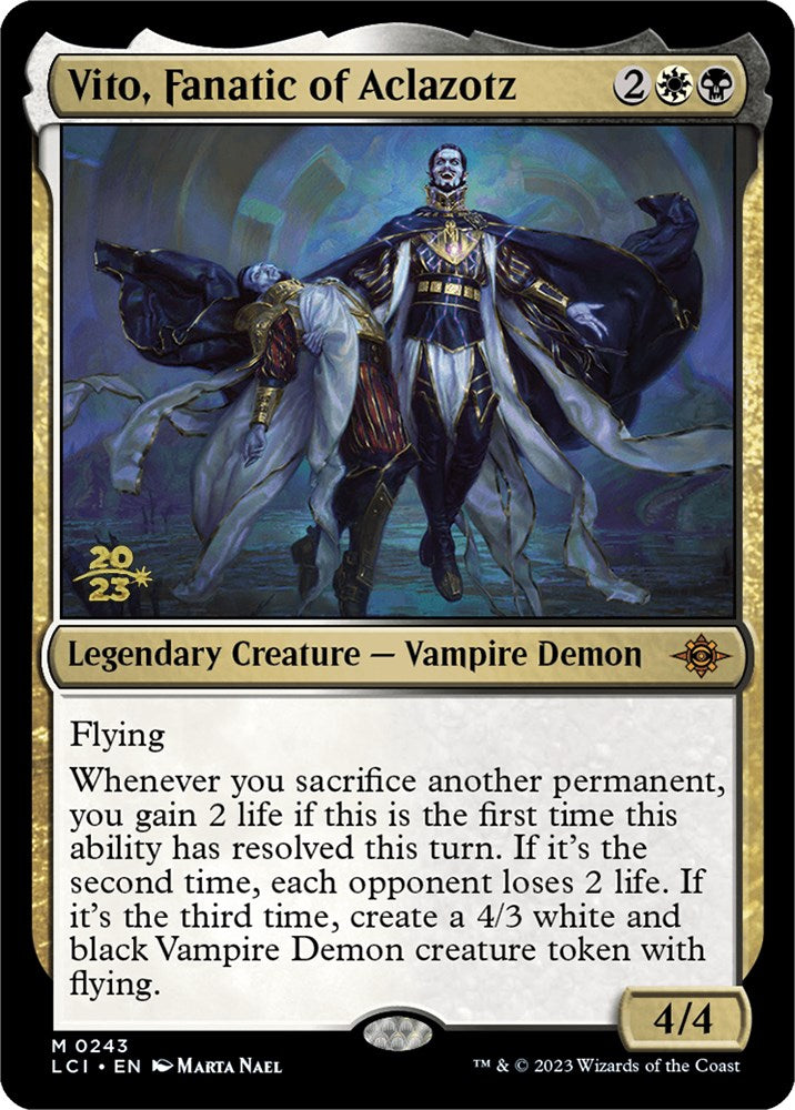 Vito, Fanatic of Aclazotz [The Lost Caverns of Ixalan Prerelease Cards] | Good Games Morley