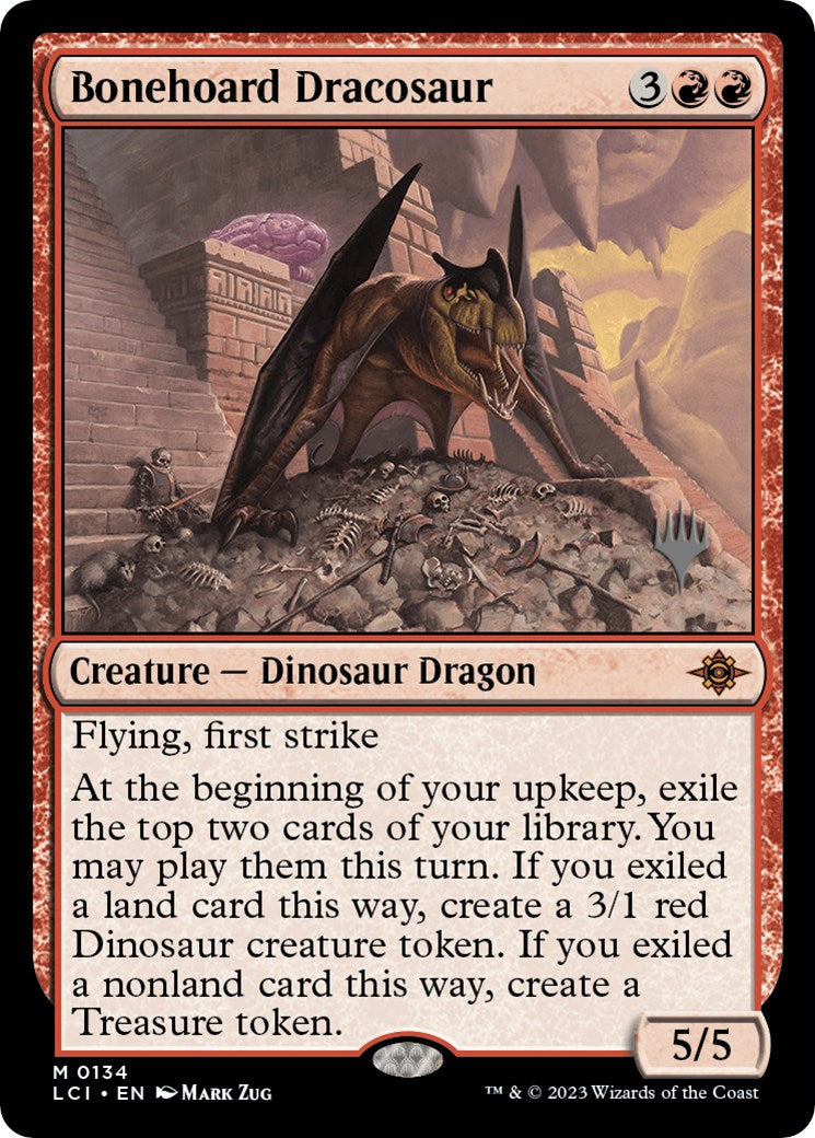 Bonehoard Dracosaur (Promo Pack) [The Lost Caverns of Ixalan Promos] | Good Games Morley