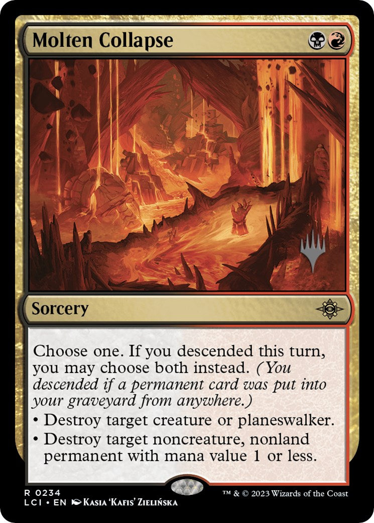 Molten Collapse (Promo Pack) [The Lost Caverns of Ixalan Promos] | Good Games Morley