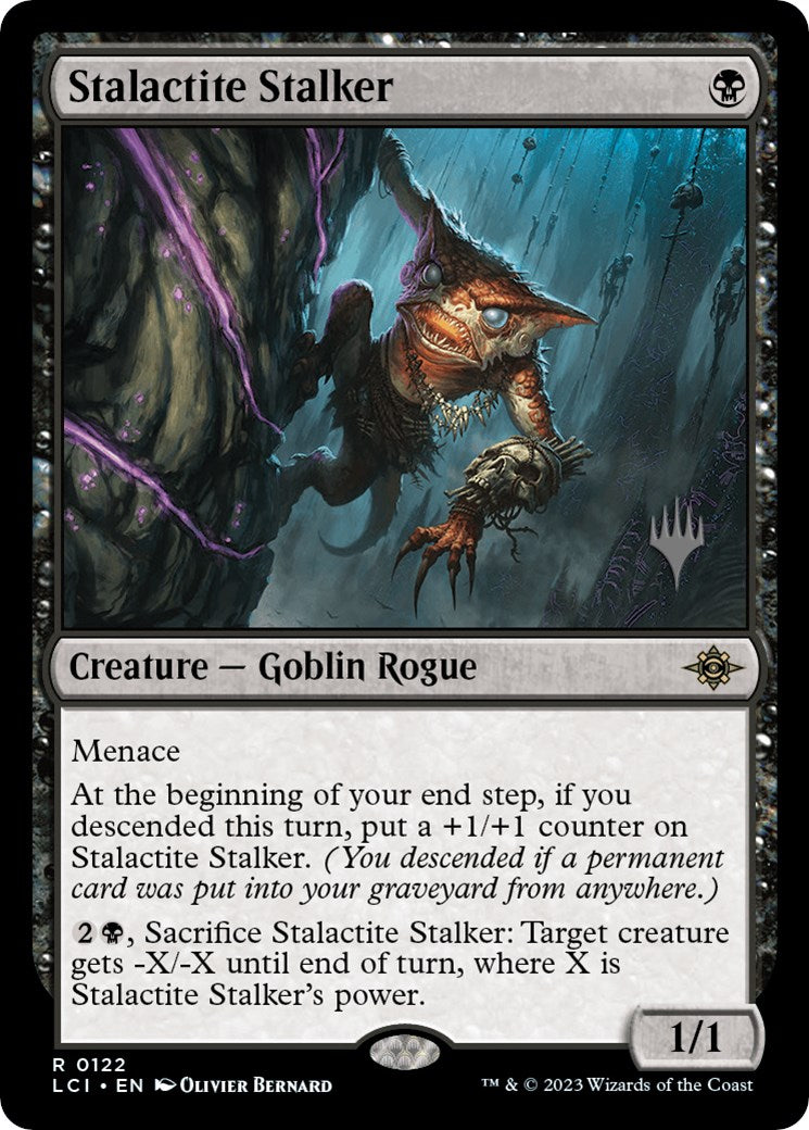 Stalactite Stalker (Promo Pack) [The Lost Caverns of Ixalan Promos] | Good Games Morley