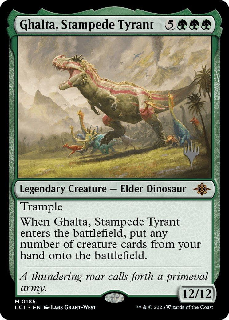 Ghalta, Stampede Tyrant (Promo Pack) [The Lost Caverns of Ixalan Promos] | Good Games Morley