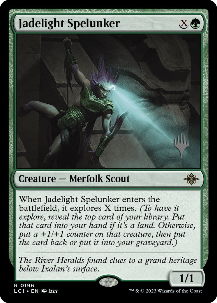 Jadelight Spelunker (Promo Pack) [The Lost Caverns of Ixalan Promos] | Good Games Morley