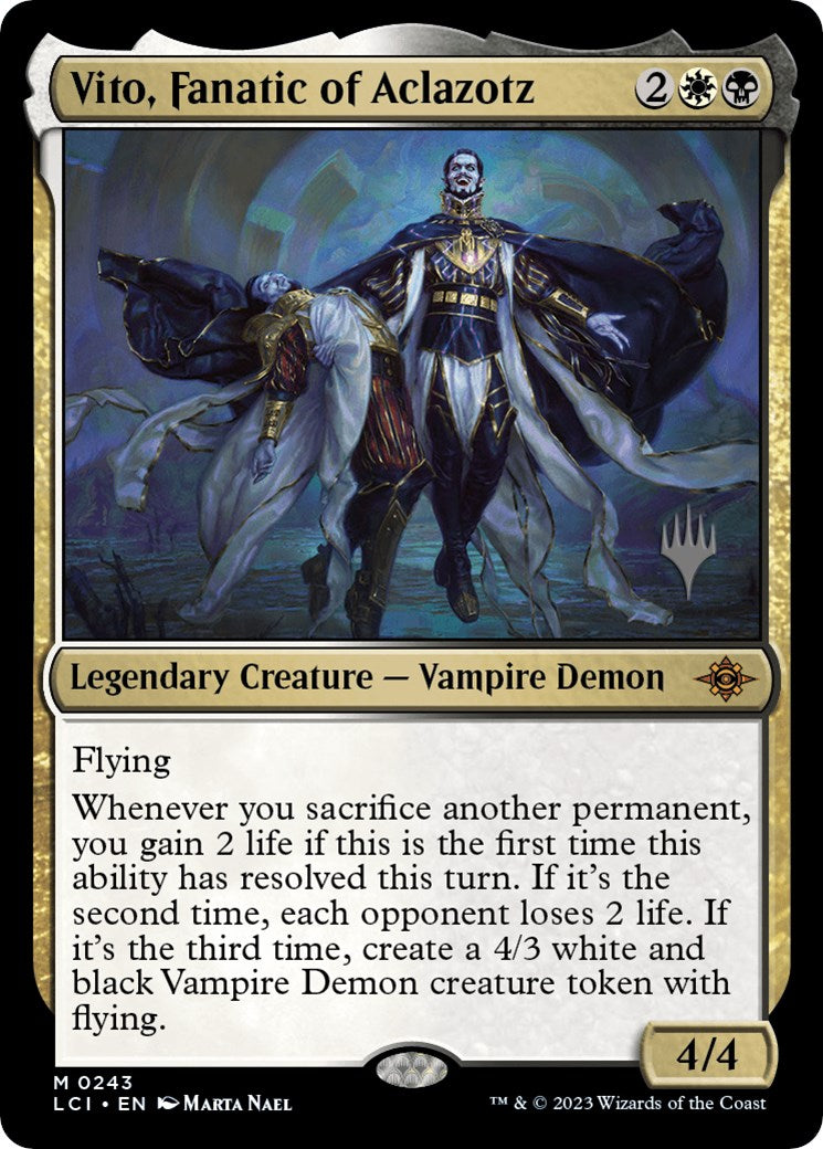 Vito, Fanatic of Aclazotz (Promo Pack) [The Lost Caverns of Ixalan Promos] | Good Games Morley