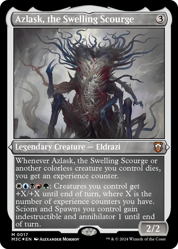 Azlask, the Swelling Scourge 17/411 (Commander: Modern Horizons 3)  - Etched Foil | Good Games Morley