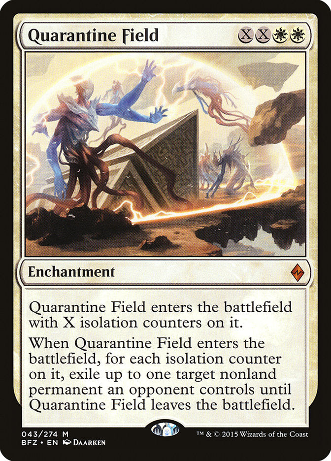 Quarantine Field 43/274 (Battle for Zendikar)  - Foil | Good Games Morley