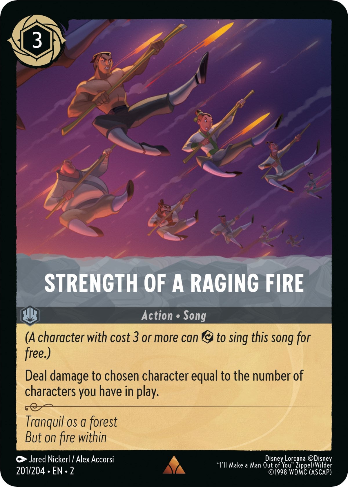 Strength of a Raging Fire (201/204) [Rise of the Floodborn] | Good Games Morley