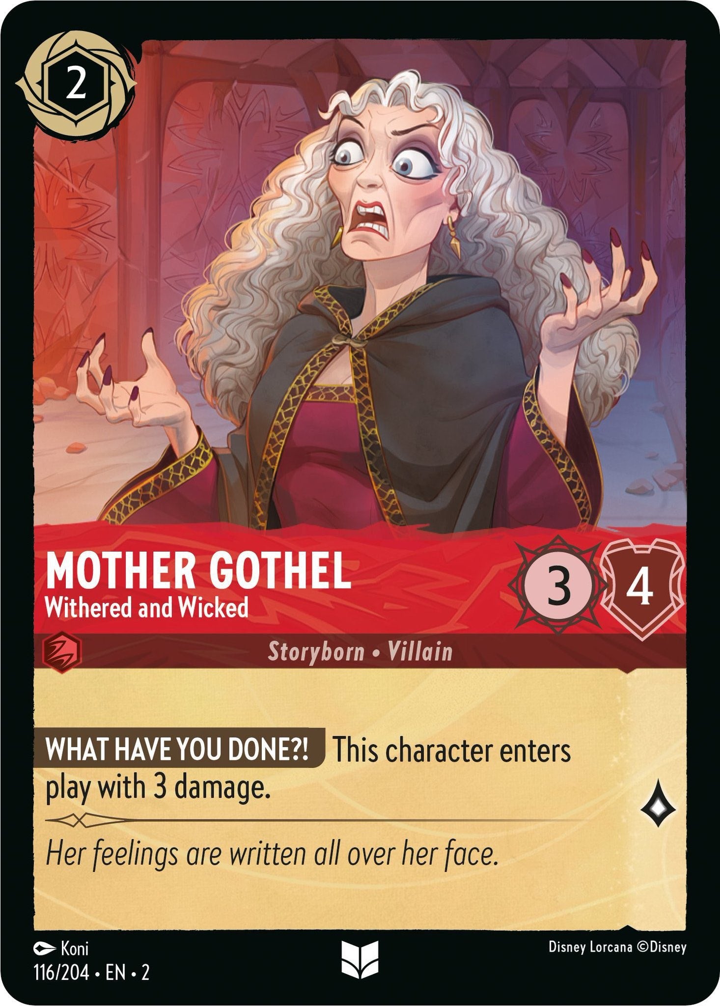 Mother Gothel - Withered and Wicked (116/204) [Rise of the Floodborn] | Good Games Morley