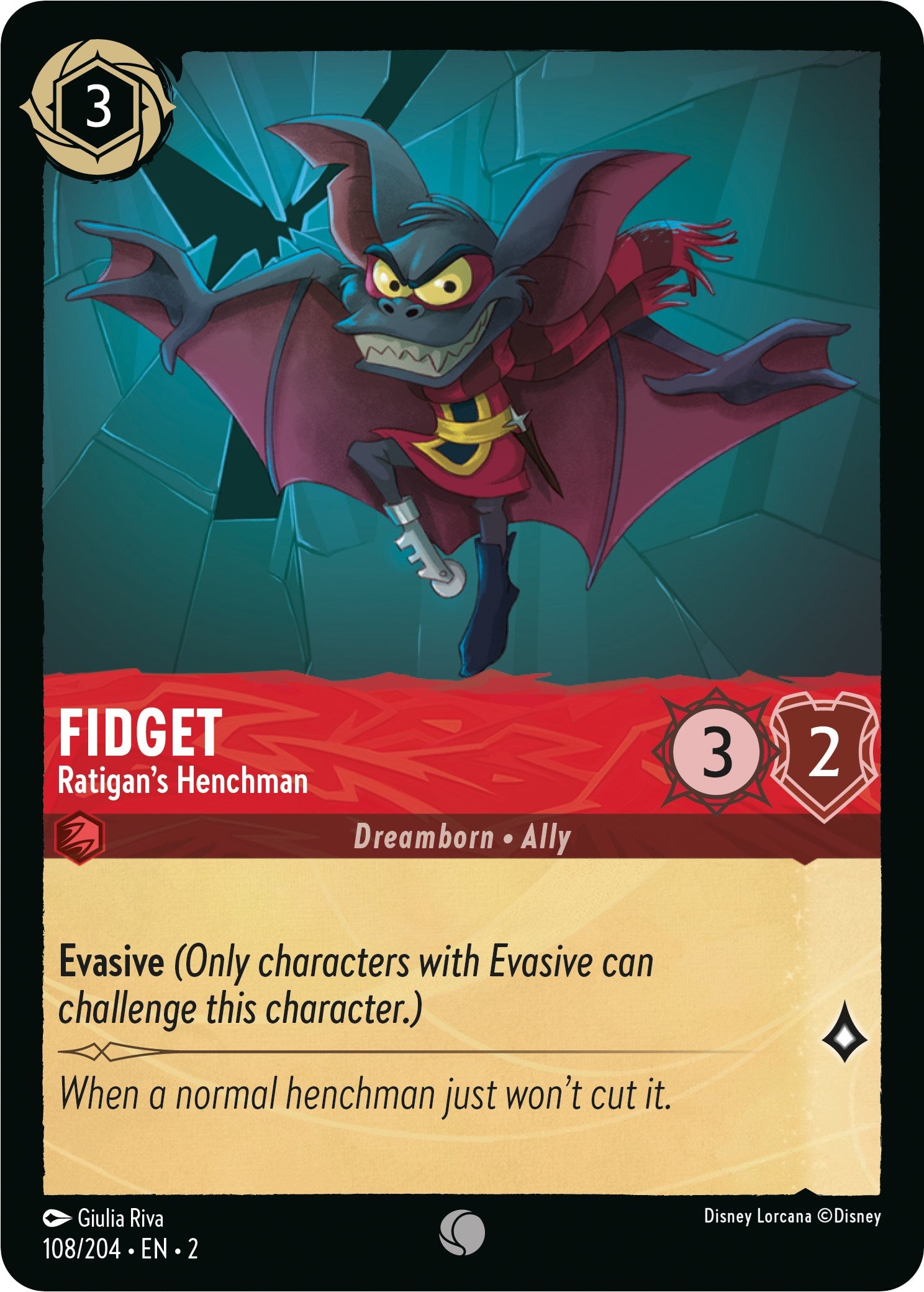 Fidget - Ratigan's Henchman (108/204) [Rise of the Floodborn] | Good Games Morley