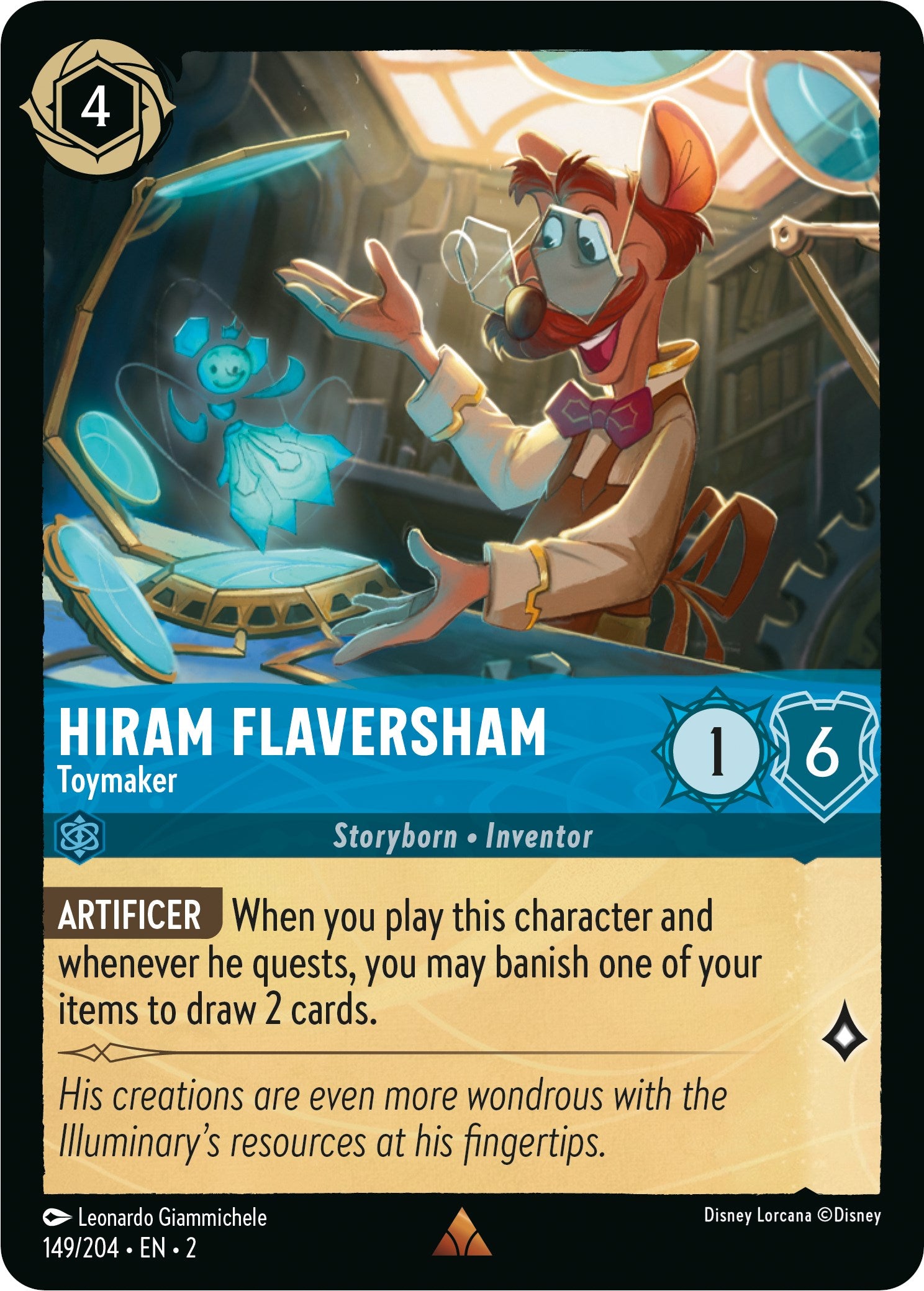 Hiram Flaversham - Toymaker (149/204) [Rise of the Floodborn] | Good Games Morley