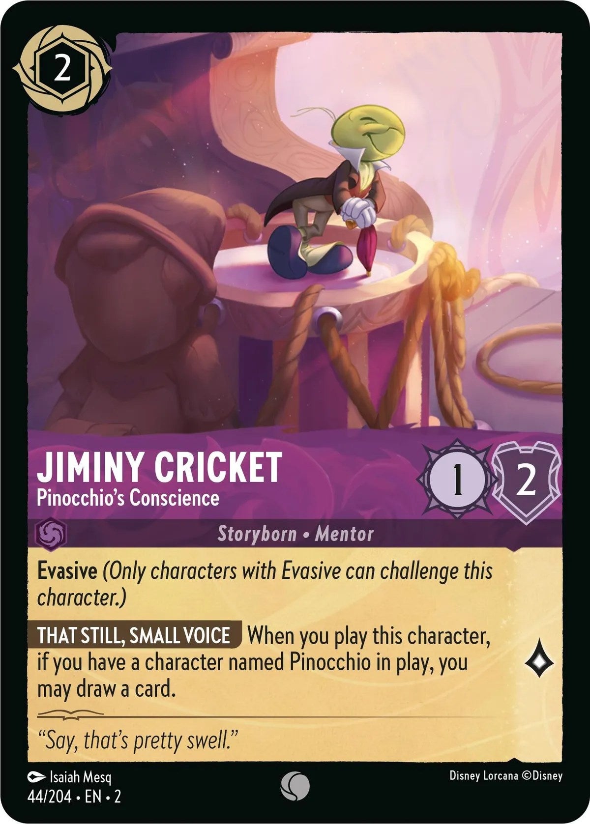 Jiminy Cricket - Pinocchio's Conscience (44/204) [Rise of the Floodborn] | Good Games Morley