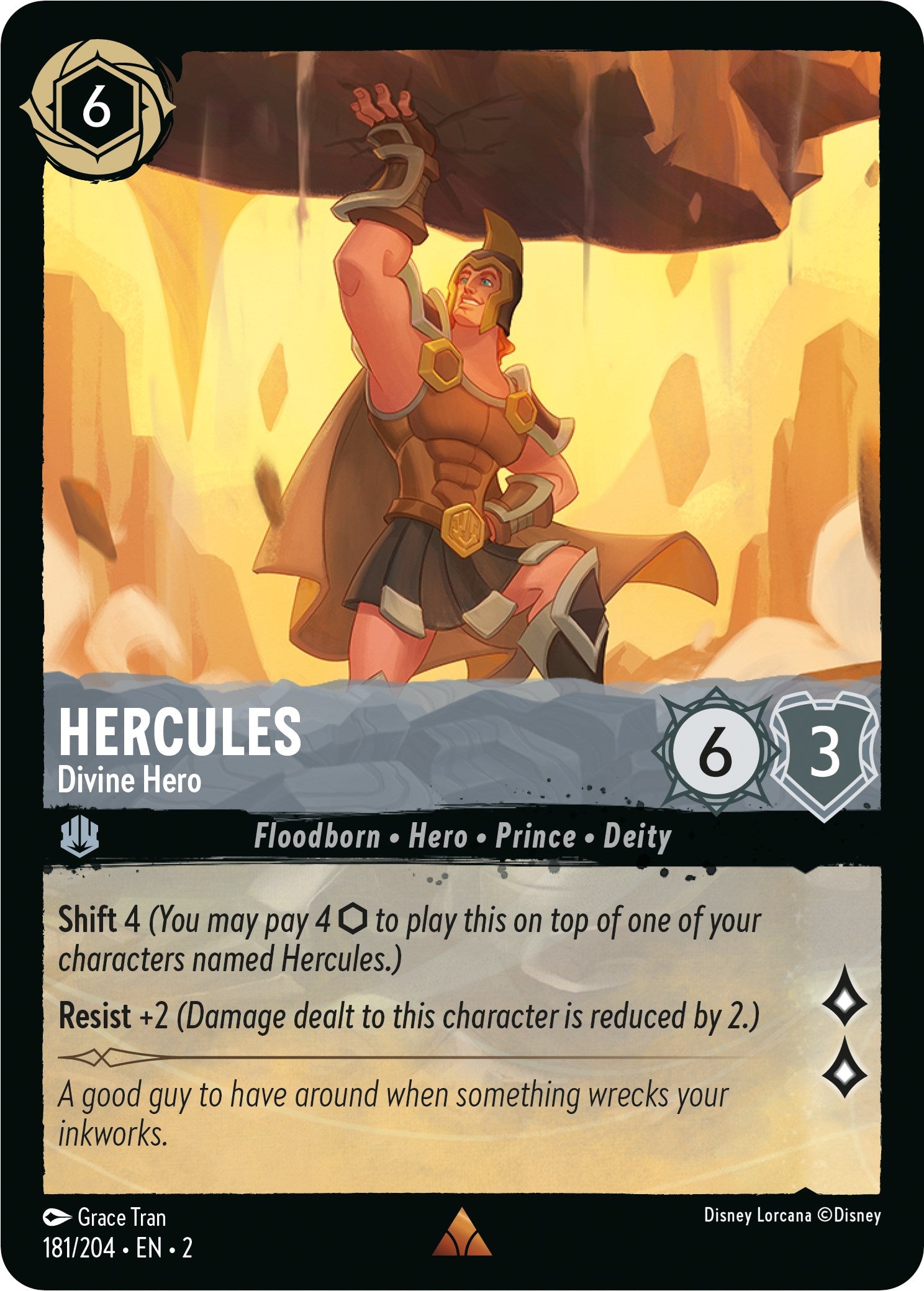 Hercules - Divine Hero (181/204) [Rise of the Floodborn] | Good Games Morley