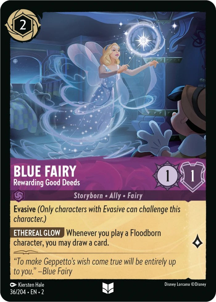 Blue Fairy - Rewarding Good Deeds (36/204) [Rise of the Floodborn] | Good Games Morley