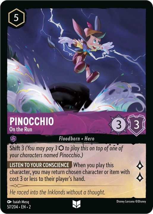 Pinocchio - On the Run (57/204) [Rise of the Floodborn] | Good Games Morley