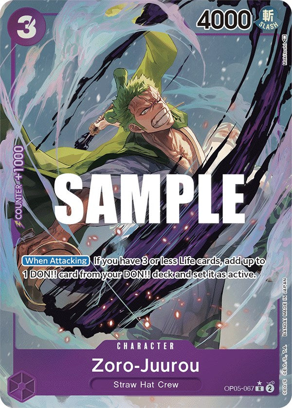 Zoro-Juurou (Alternate Art) [Awakening of the New Era] | Good Games Morley