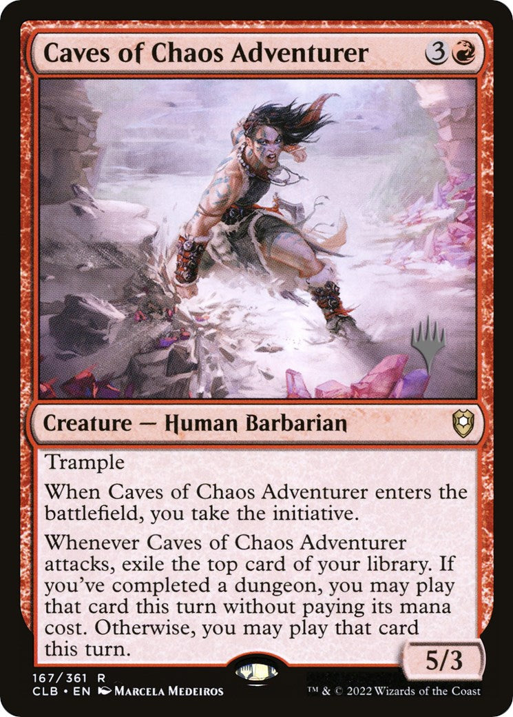 Caves of Chaos Adventurer (Promo Pack) [The Lost Caverns of Ixalan Promos] | Good Games Morley