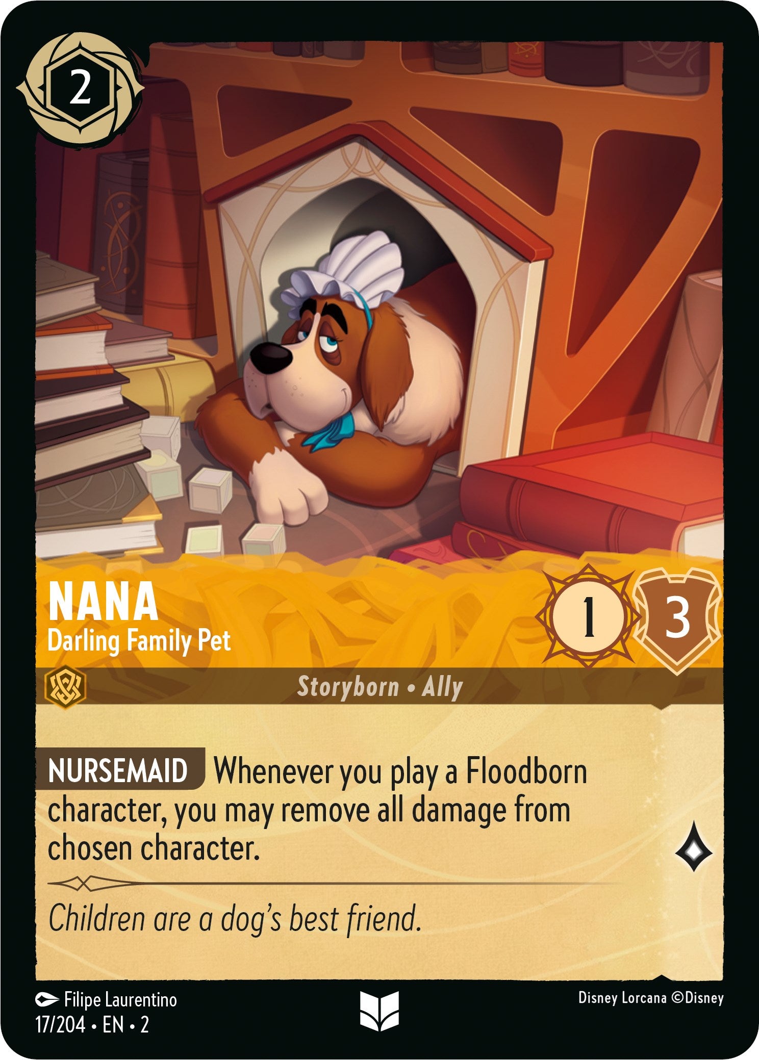 Nana - Darling Family Pet (17/204) [Rise of the Floodborn] | Good Games Morley