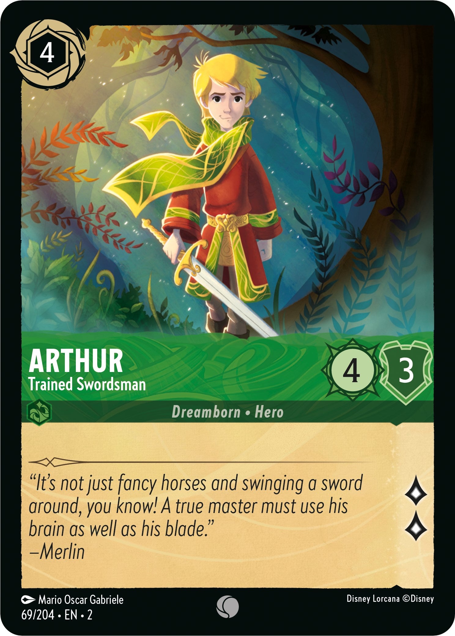 Arthur - Trained Swordsman (69/204) [Rise of the Floodborn] | Good Games Morley