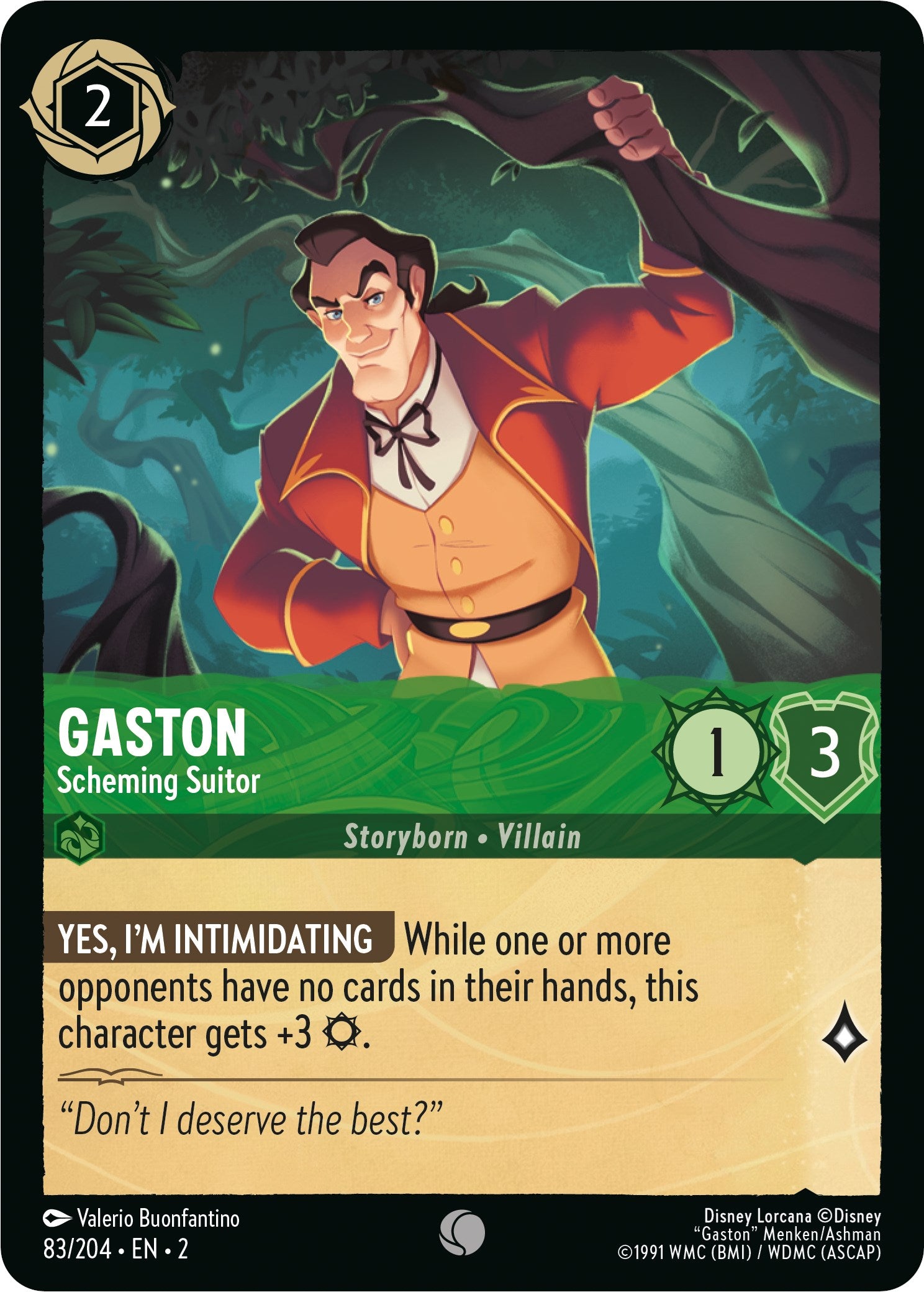Gaston - Scheming Suitor (83/204) [Rise of the Floodborn] | Good Games Morley
