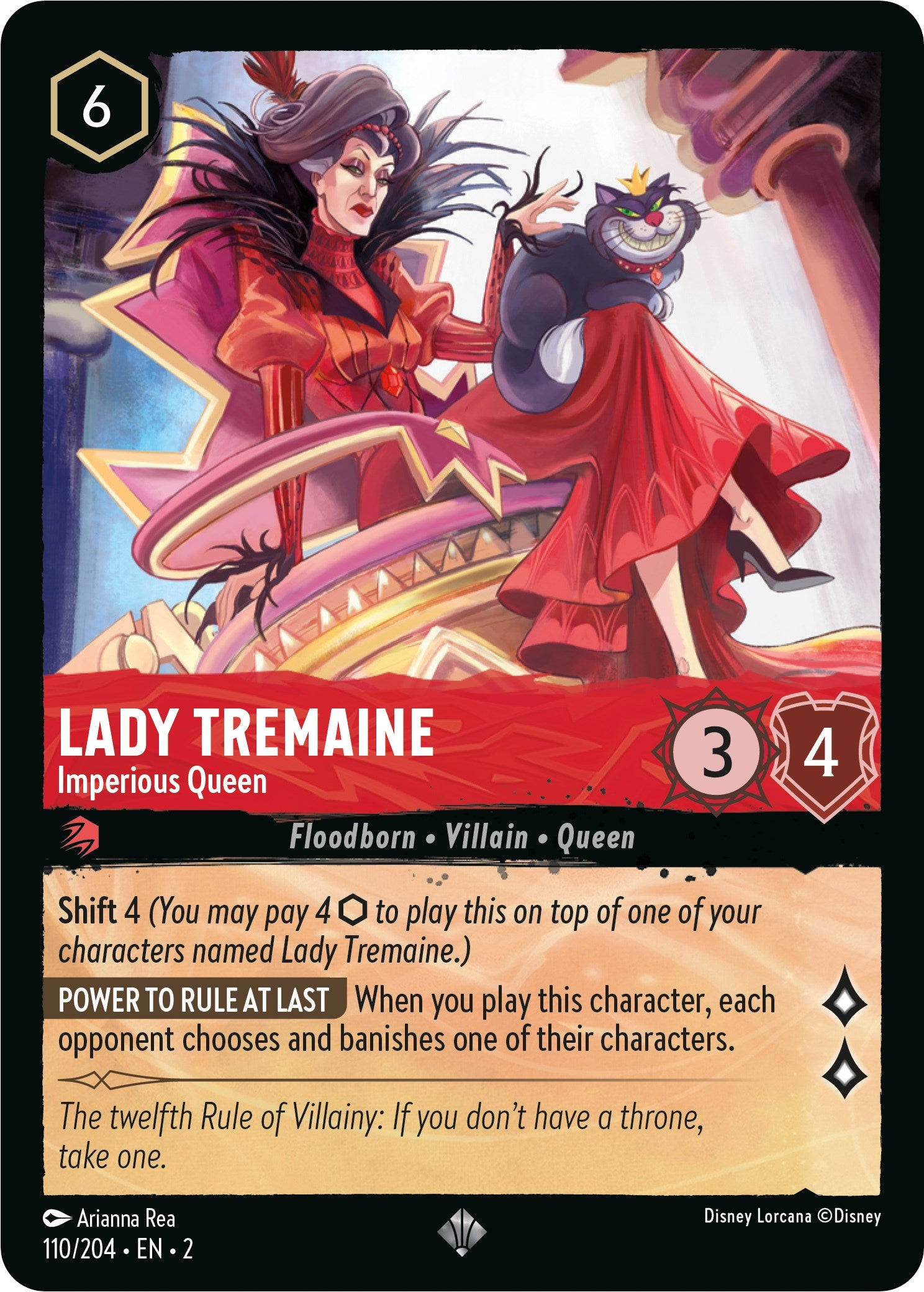 Lady Tremaine - Imperious Queen (110/204) [Rise of the Floodborn] | Good Games Morley