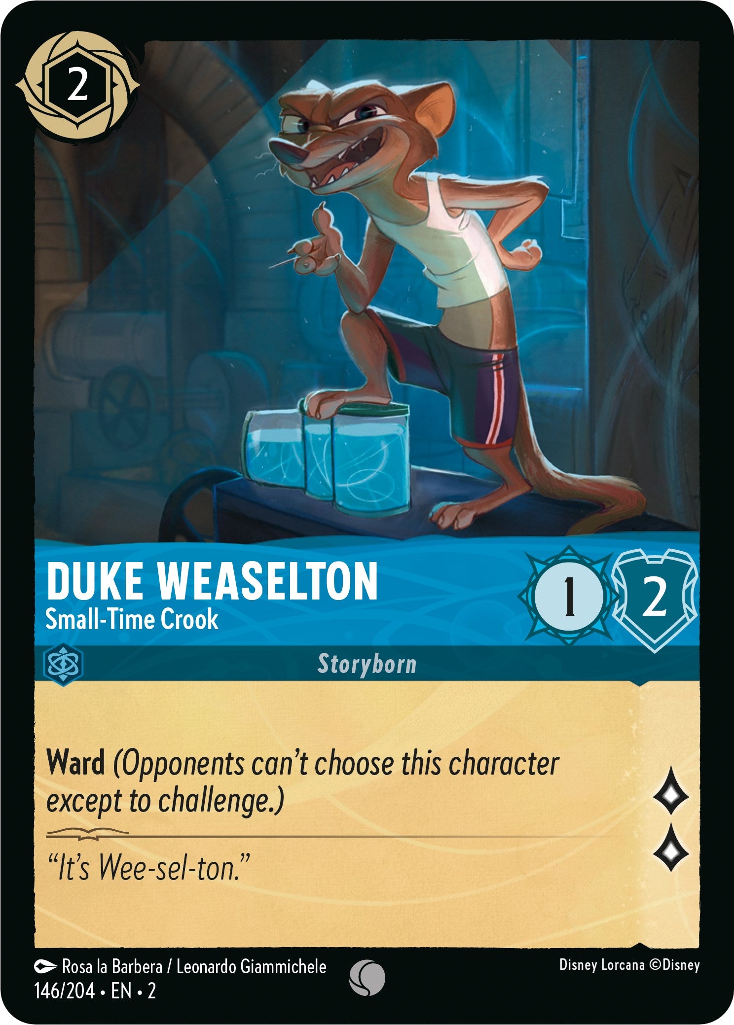 Duke Weaselton - Small-Time Crook (146/204) [Rise of the Floodborn] | Good Games Morley