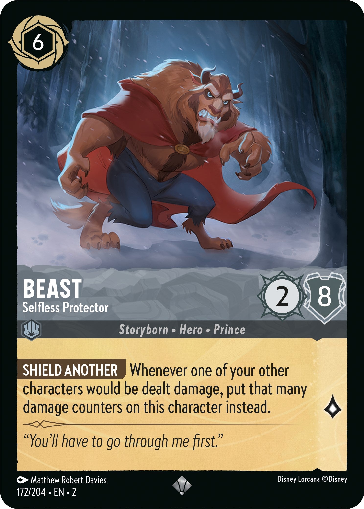Beast - Selfless Protector (172/204) [Rise of the Floodborn] | Good Games Morley