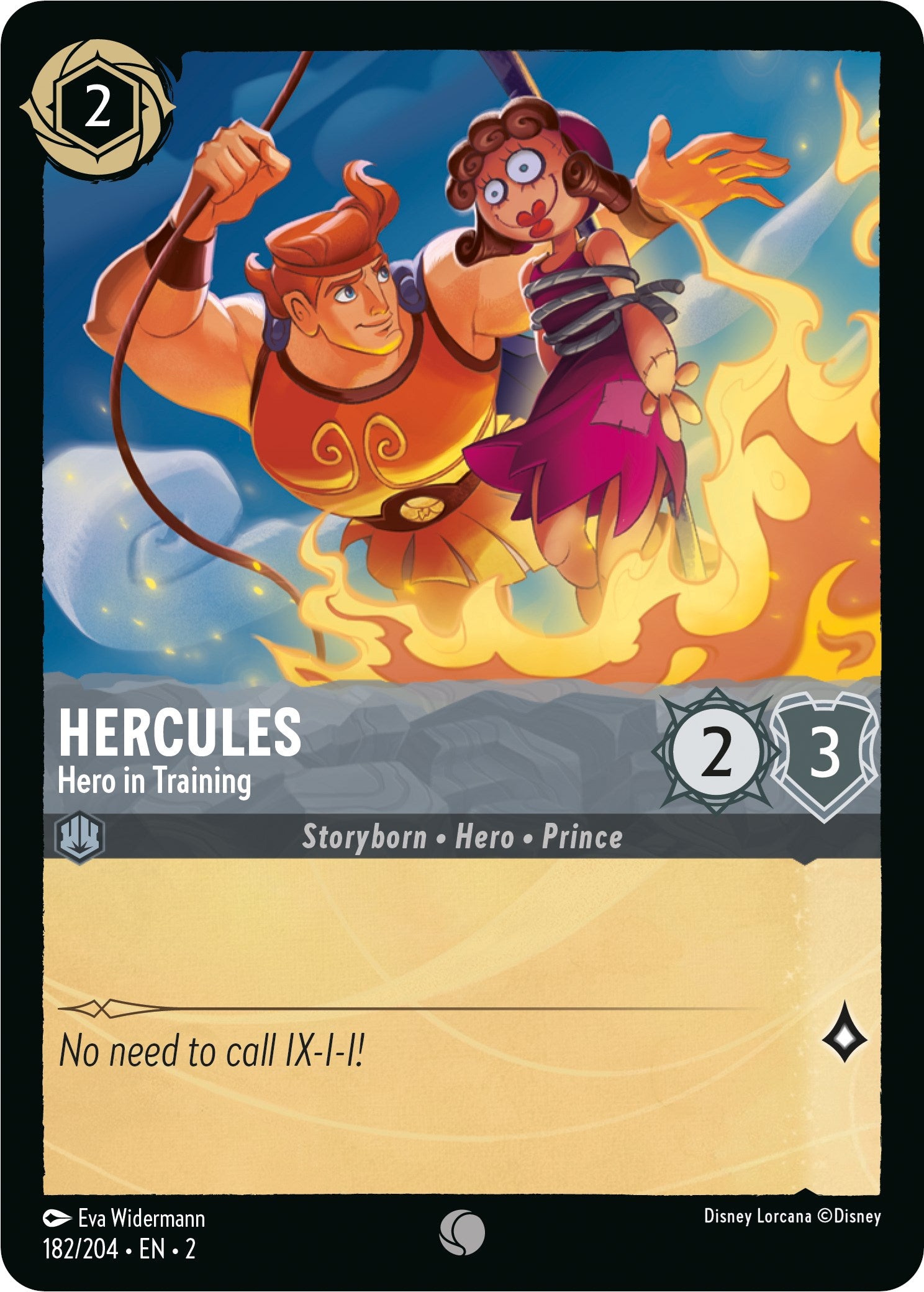 Hercules - Hero in Training (182/204) [Rise of the Floodborn] | Good Games Morley