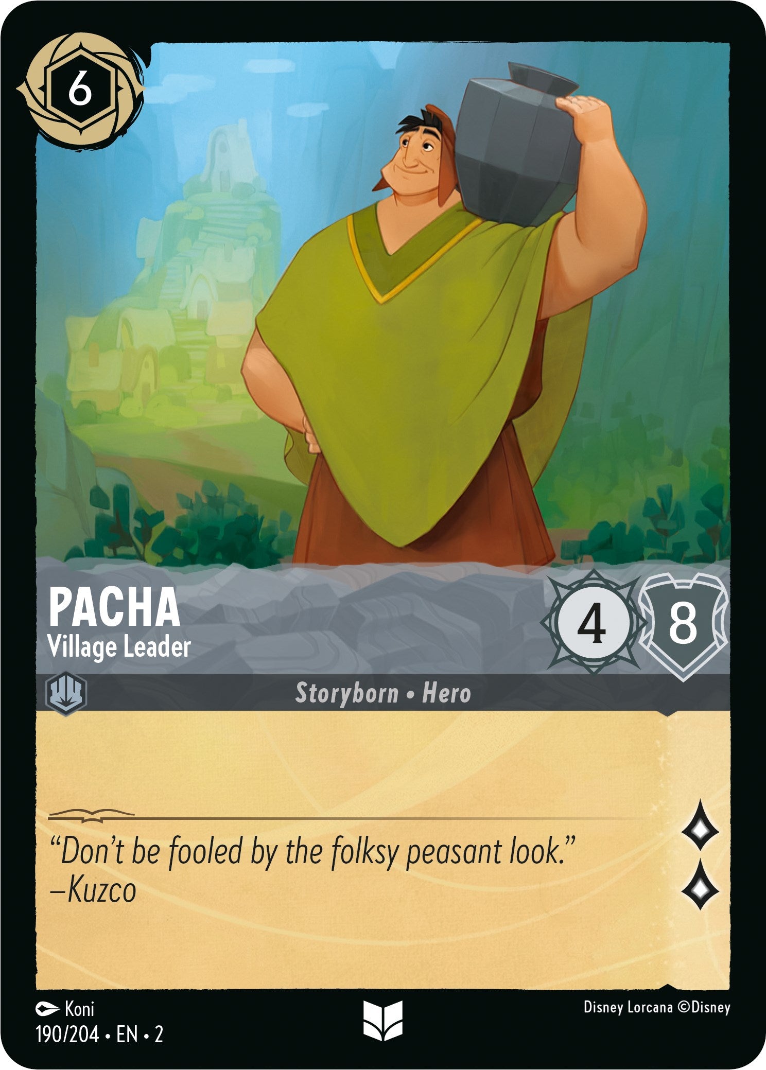 Pacha - Village Leader (190/204) [Rise of the Floodborn] | Good Games Morley