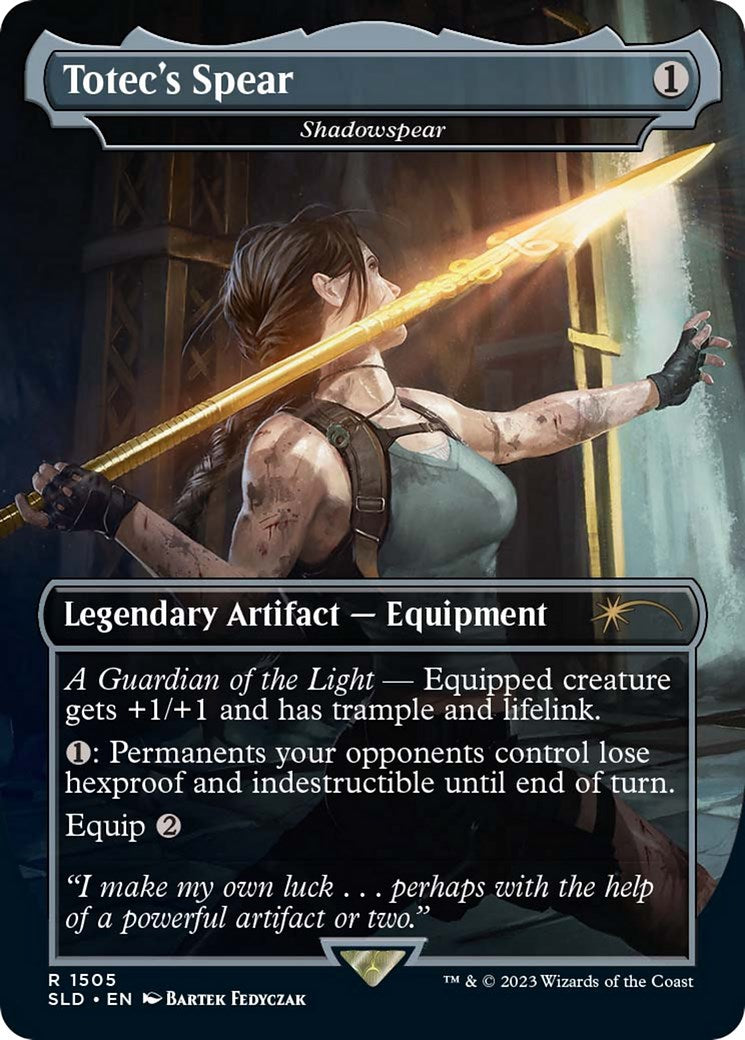 Totec's Spear - Shadowspear [Secret Lair Drop Series] | Good Games Morley