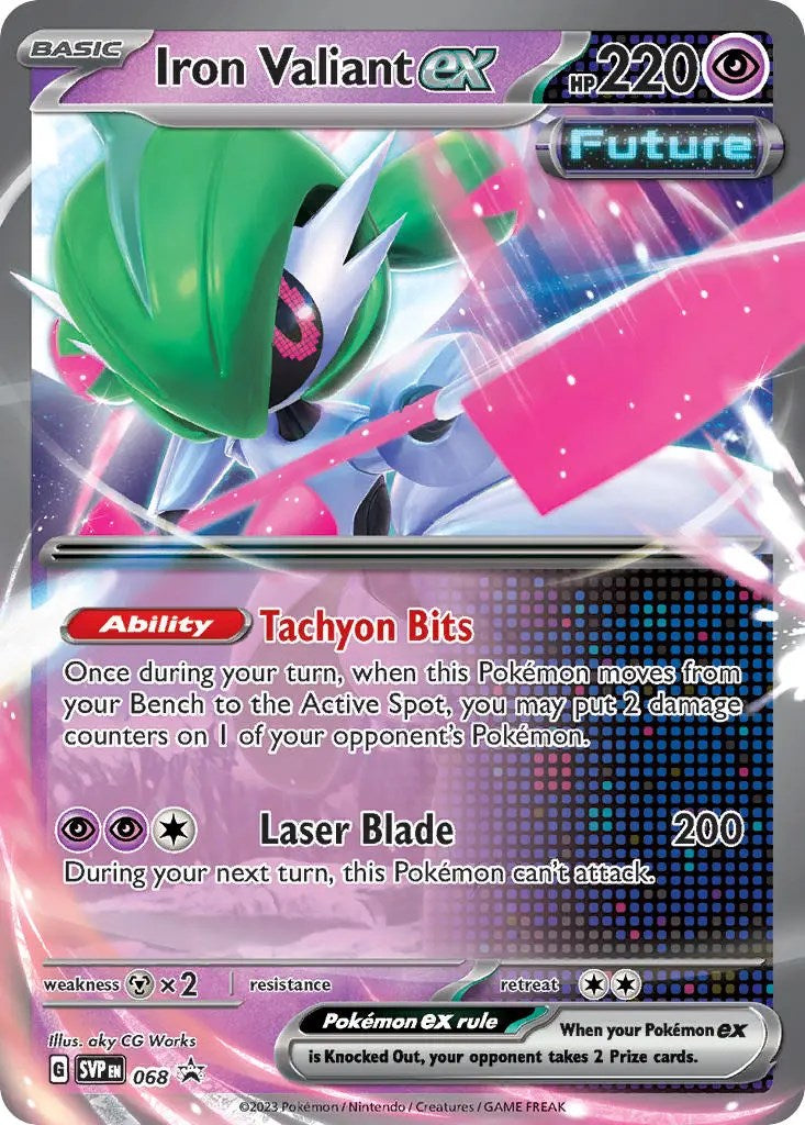 Iron Valiant ex (068) [Scarlet & Violet: Black Star Promos] | Good Games Morley