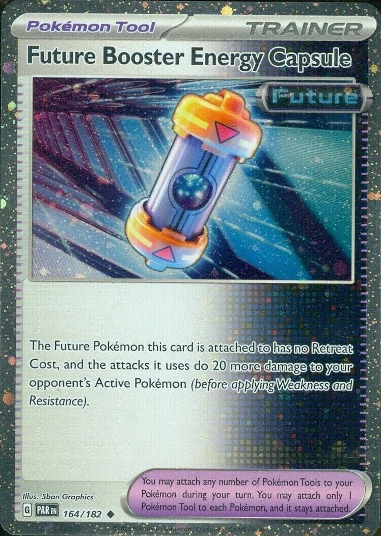 Future Booster Energy Capsule (164/182) (Cosmos Holo) [Scarlet & Violet: Paradox Rift] | Good Games Morley