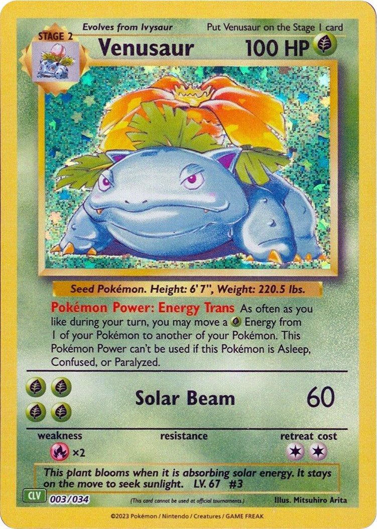 Venusaur [Trading Card Game Classic] | Good Games Morley