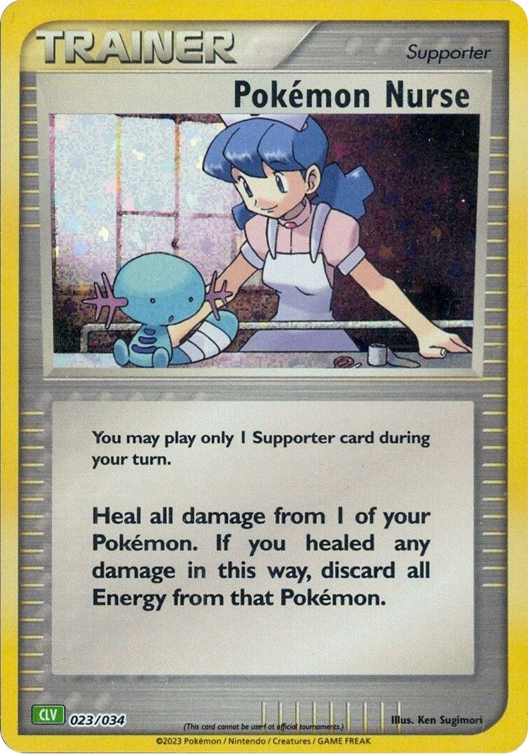 Pokemon Nurse (023/034) [Trading Card Game Classic] | Good Games Morley