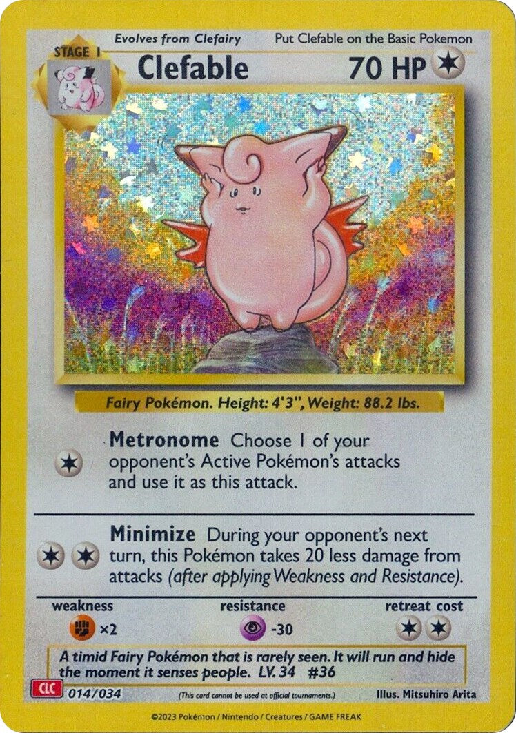 Clefable [Trading Card Game Classic] | Good Games Morley