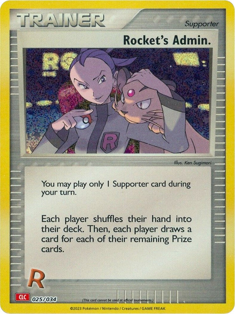 Rocket's Admin. (CLC) [Trading Card Game Classic] | Good Games Morley