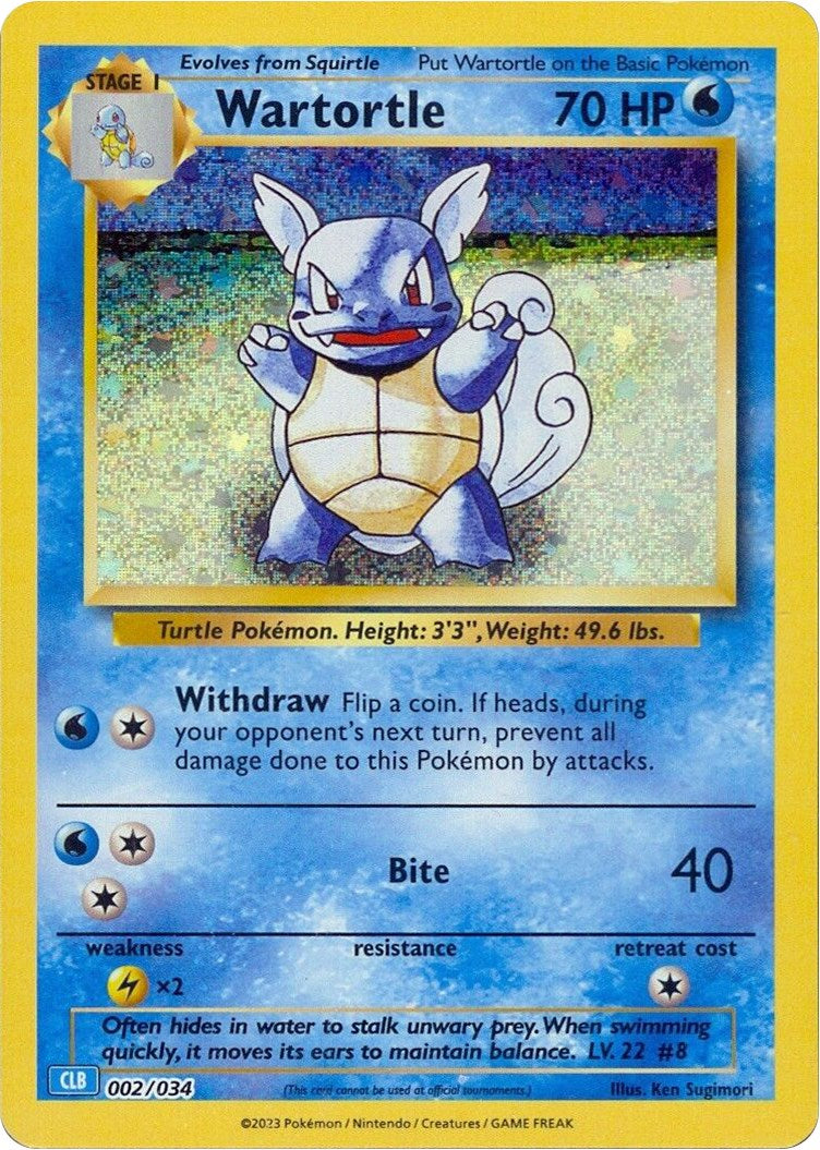 Wartortle [Trading Card Game Classic] | Good Games Morley