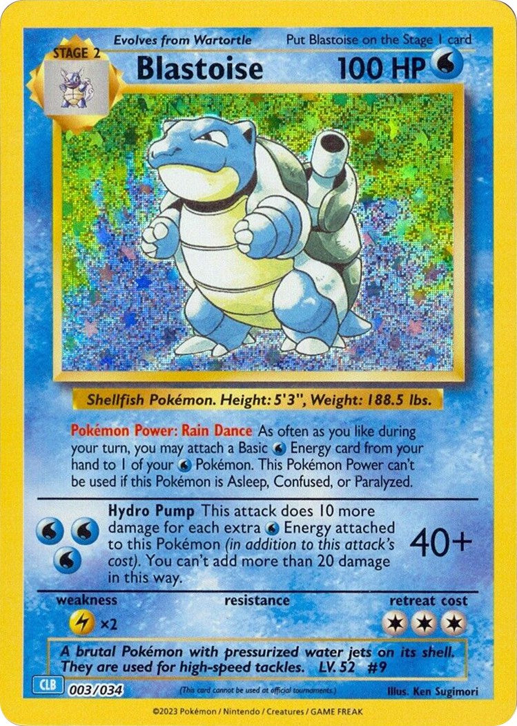 Blastoise [Trading Card Game Classic] | Good Games Morley