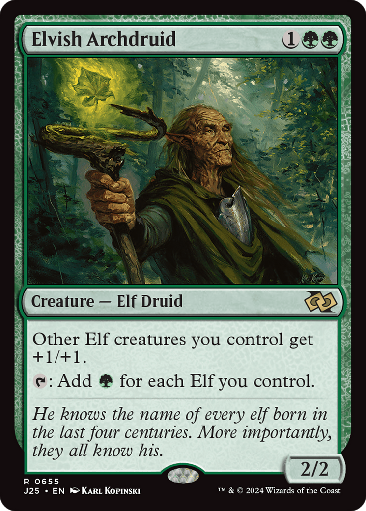 Elvish Archdruid [Foundations Jumpstart] | Good Games Morley