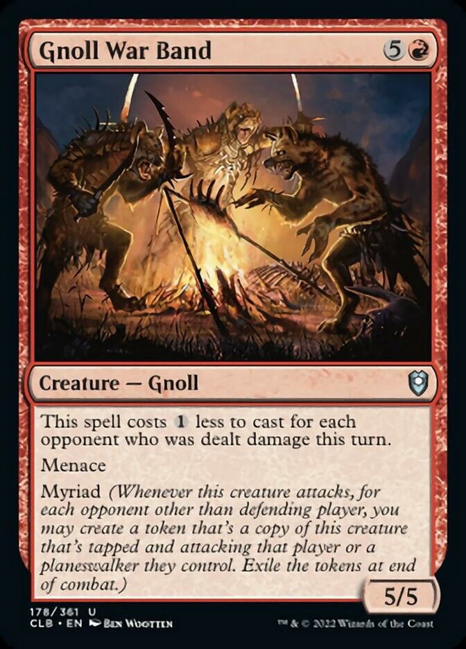 Gnoll War Band [Commander Legends: Battle for Baldur's Gate] | Good Games Morley