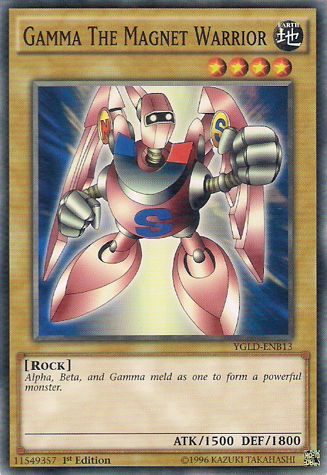 Gamma The Magnet Warrior [YGLD-ENB13] Common | Good Games Morley