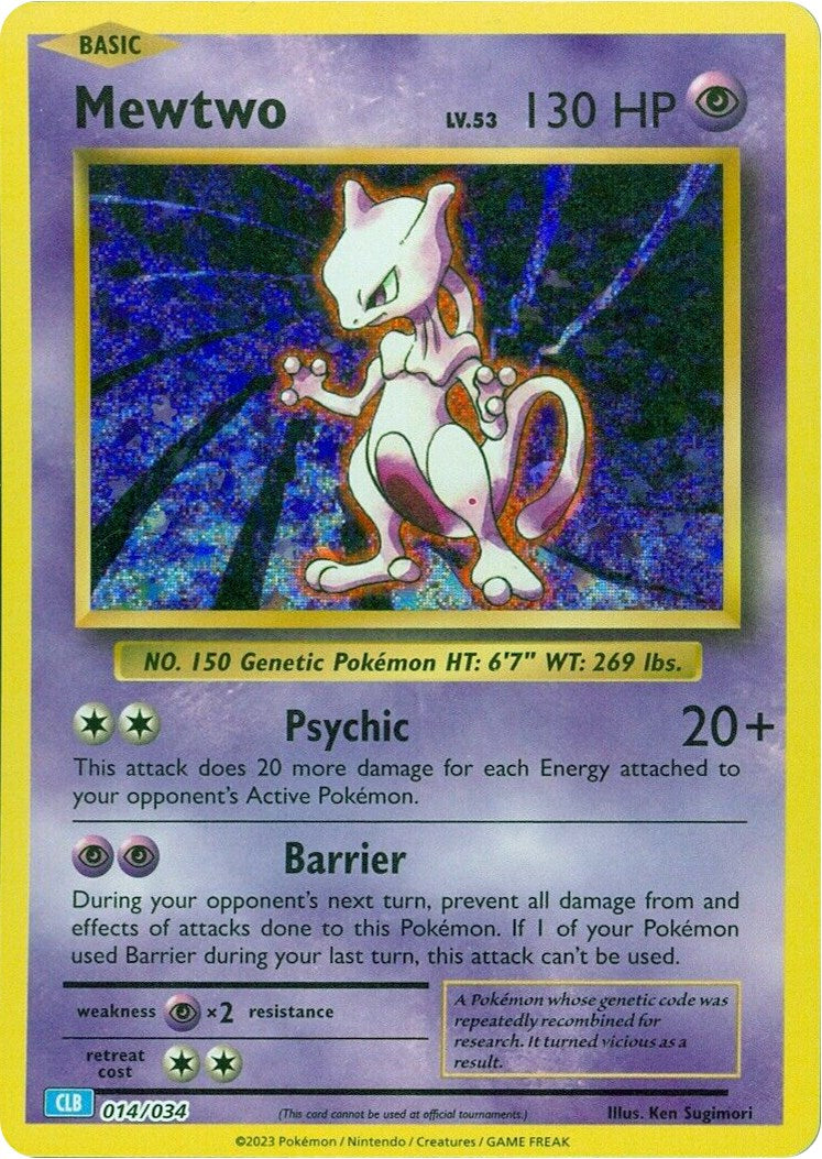 Mewtwo [Trading Card Game Classic] | Good Games Morley