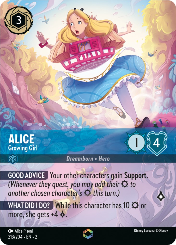 Alice - Growing Girl (Enchanted) (213/204) [Rise of the Floodborn] | Good Games Morley