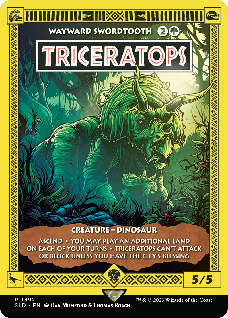 Triceratops - Wayward Swordtooth [Secret Lair Drop Series] | Good Games Morley
