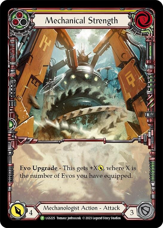 Mechanical Strength (Yellow) [LGS225] (Promo)  Rainbow Foil | Good Games Morley