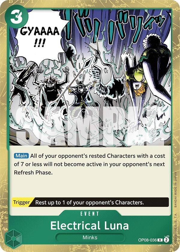 Electrical Luna OP08-036 (Two Legends)  - Foil | Good Games Morley