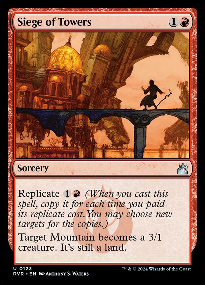 Siege of Towers 123/291 (Ravnica Remastered)  - Foil | Good Games Morley