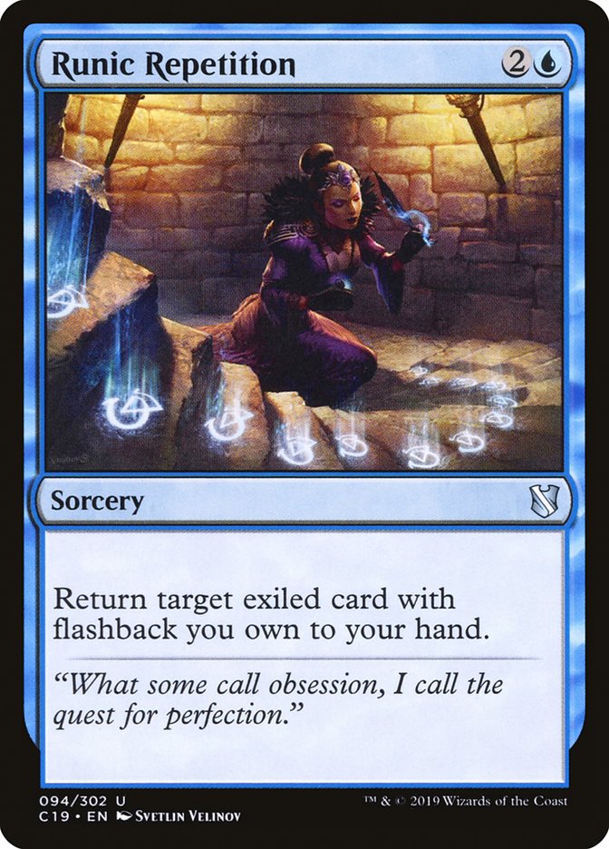 Runic Repetition 94/302 (Commander 2019)  | Good Games Morley