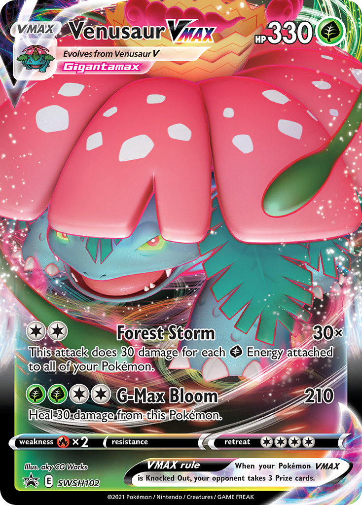 Venusaur VMAX (SWSH102) [Sword & Shield: Black Star Promos] | Good Games Morley